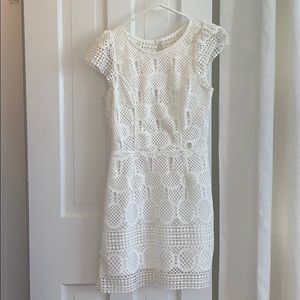 White lace dress